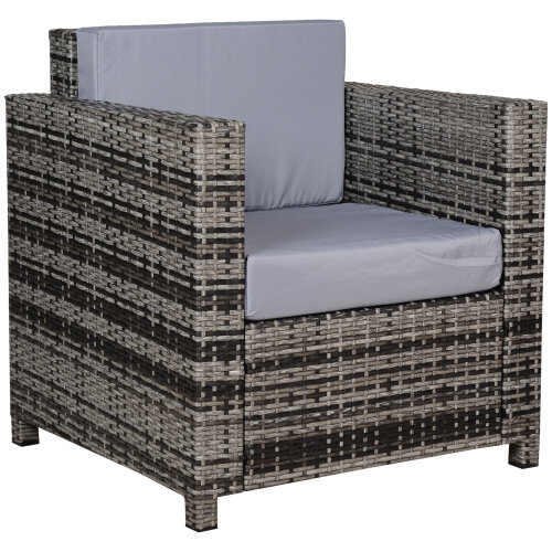 garden-patio-rattan-wicker-furniture-single-cube-chair-sofa-outdoor-grey